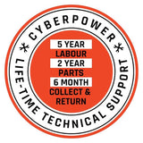 CyberPowerPC R7 32GB RTX5080 gaming desktop, imported from the UK