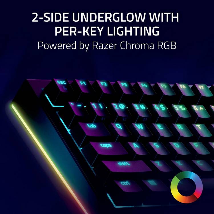 Razer BlackWidow V4 Pro gaming keyboard 75% wireless (British brand)