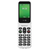 Doro Leva E30 4G clamshell phone black and white, imported from the UK