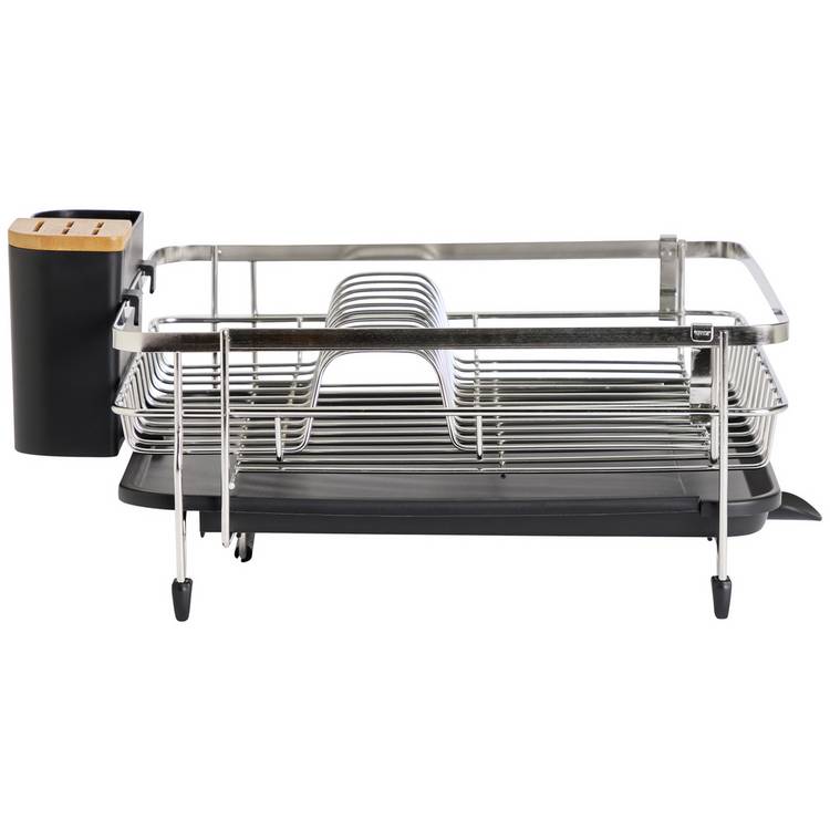 Argos Home silver extendable dish drainer, UK version