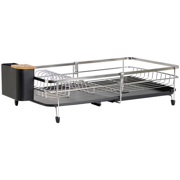 Argos Home silver extendable dish drainer, UK version