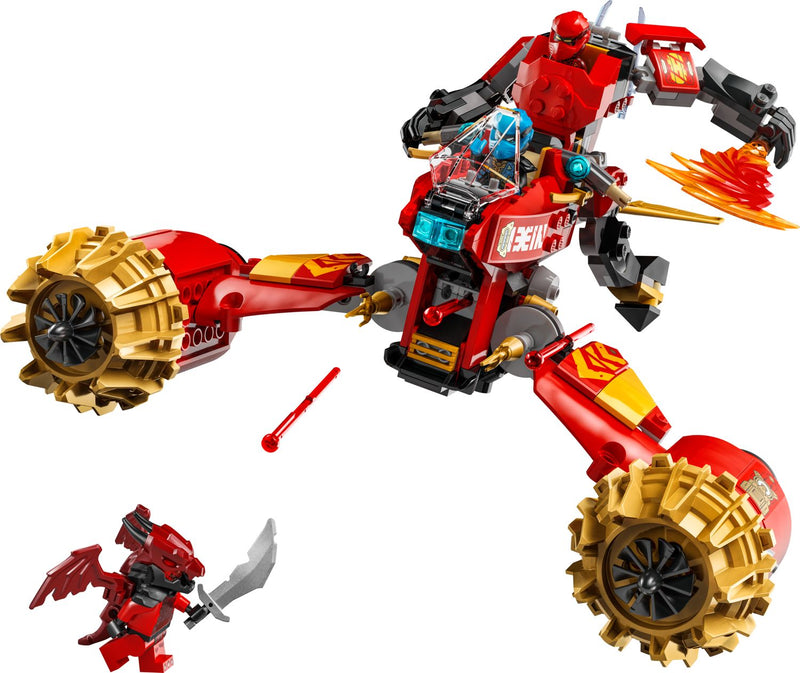LEGO NINJAGO Kai's Mech Storm Rider Building Set 333pcs, UK version
