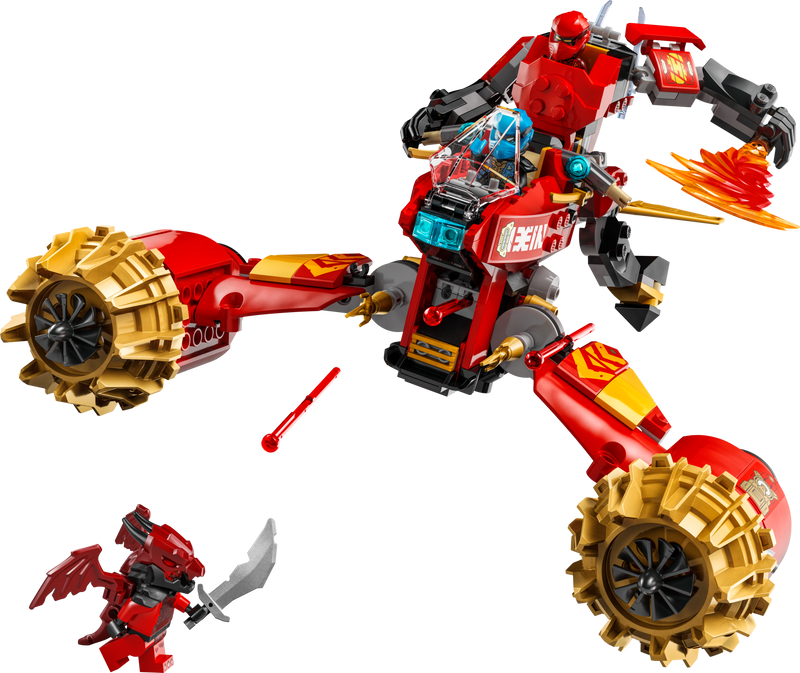 LEGO NINJAGO Kai's Mech Storm Rider Building Set 333pcs, UK version