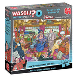 Wasgij puzzle Retro Mystery 9 Great Train Robbery 1000 pieces, imported from the UK