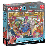Wasgij puzzle Retro Mystery 9 Great Train Robbery 1000 pieces, imported from the UK