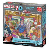 Wasgij puzzle Retro Mystery 9 Great Train Robbery 1000 pieces, imported from the UK