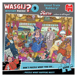 Wasgij puzzle Retro Mystery 9 Great Train Robbery 1000 pieces, imported from the UK