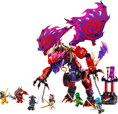 Set de construction LEGO NINJAGO Dragon du Chaos Thunderfang 668 pièces