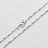 Revere sterling silver Singapore chain 18 inch, imported from the UK