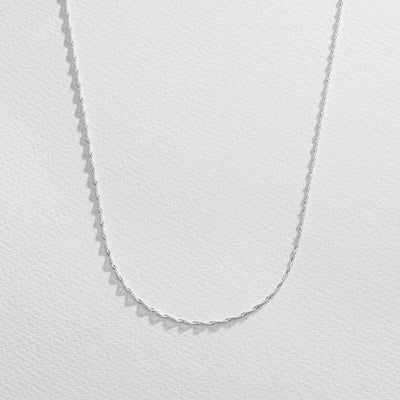 Argos Revere Sterling Silver Singapore Chain 18 Inch- Buy online at McGrocer