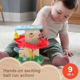 Fisher-Price Wooden Treehouse Ball Run baby toy - (British brand)