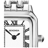 Sekonda ladies white dial silver alloy watch, UK version