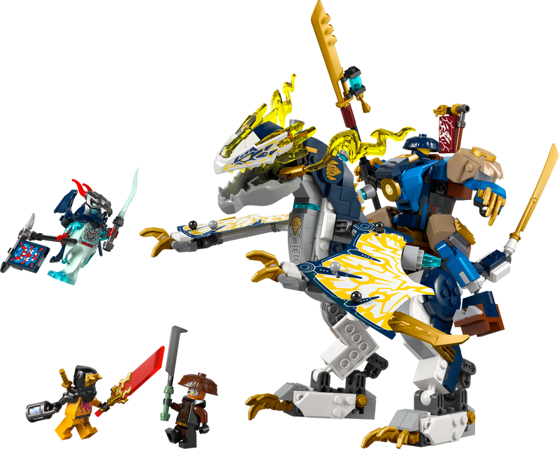 LEGO Ninjago Mech Dragon Rider building set 584 pieces, imported from the UK