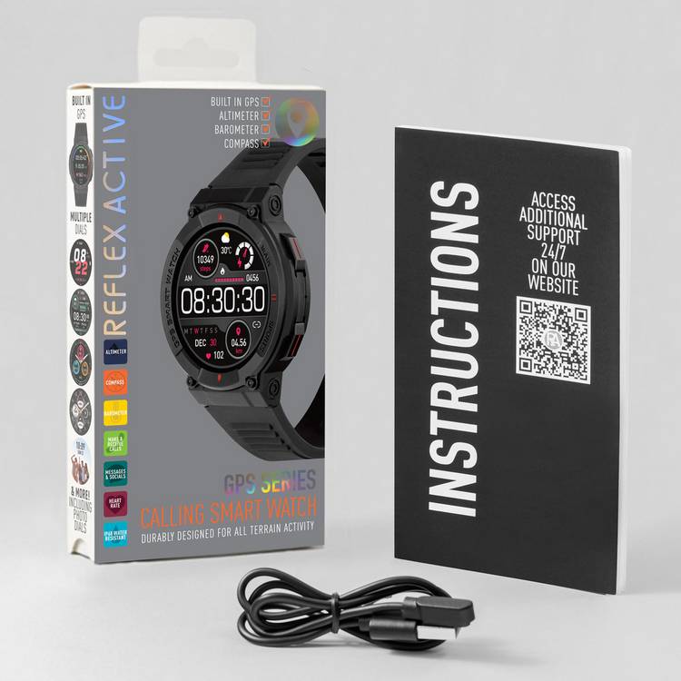 Reflex Active Venture GPS smart watch one size (British brand)