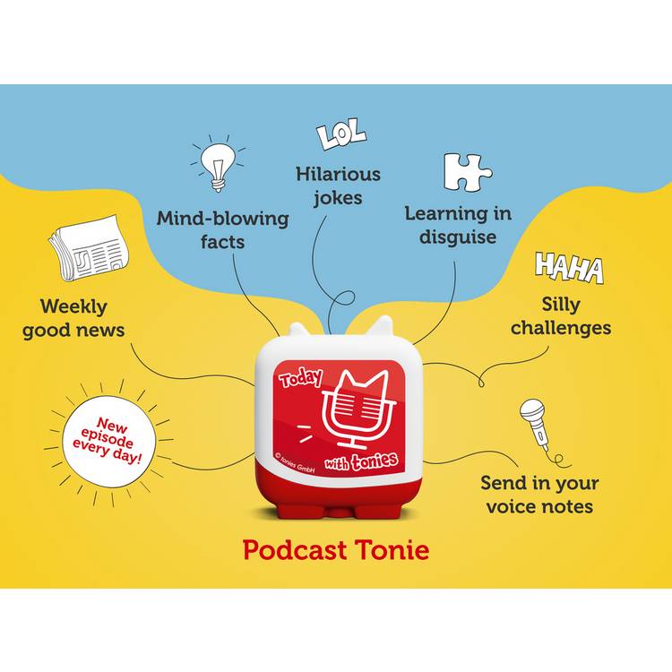 tonies Daily Show audio pocket Tonie for kids - British product