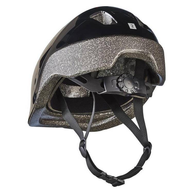 Decathlon Kids' Bike Helmet 100 black S/53-56cm - British product