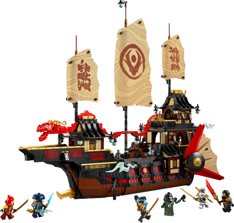 LEGO NINJAGO ship model The Temple Bounty 2387 Pieces (British brand)