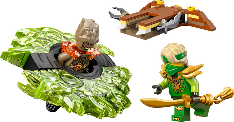 LEGO NINJAGO spinner set Lloyd vs Earth Monster, imported from the UK