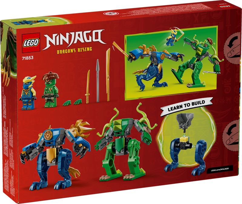 LEGO NINJAGO Jay's Dragon Mech Fight 107pc, imported from the UK