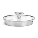 Habitat 16cm brushed stainless steel saucepan (British brand)