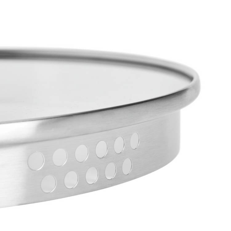 Habitat 16cm brushed stainless steel saucepan (British brand)
