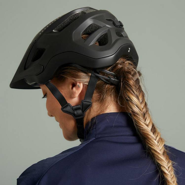 Decathlon mountain bike helmet 500 black M/55-59cm, UK version