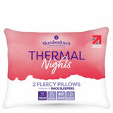 Argos Slumberdown Thermal Nights Medium Fleecy Pillow - 2 Pack- Buy online at McGrocer