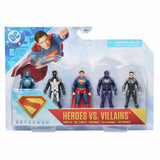 DC Comics Superman 5 Figure Toy Pack 7cm (British brand)