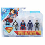DC Comics Superman 5 Figure Toy Pack 7cm (British brand)