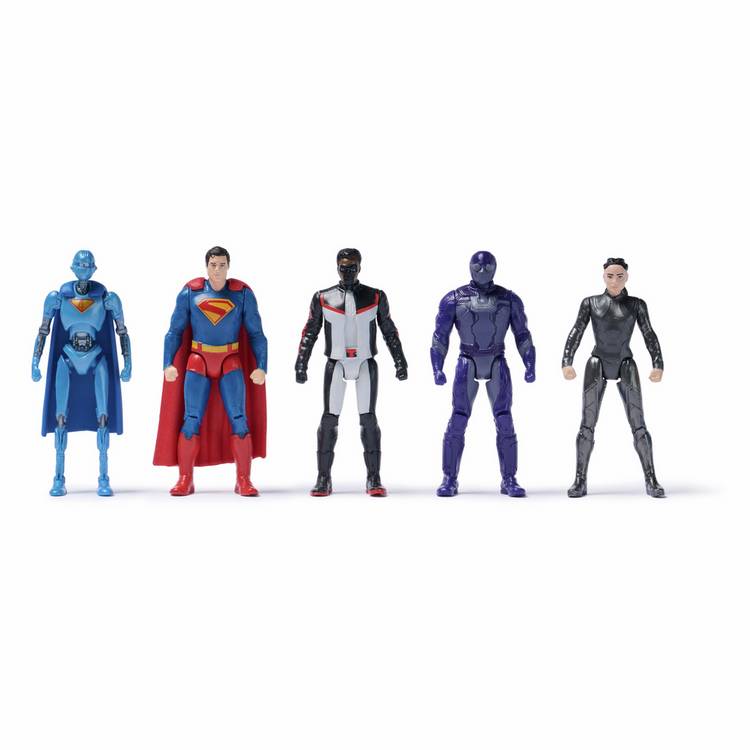 DC Comics Superman 5 Figure Toy Pack 7cm (British brand)