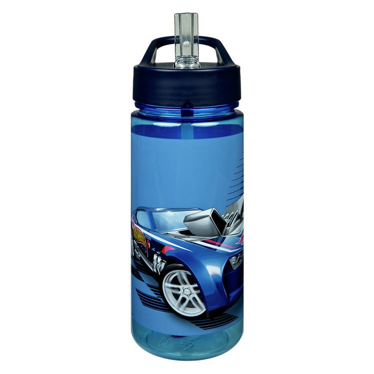 Hox Hot Wheels sipper water bottle 600ml (British brand)