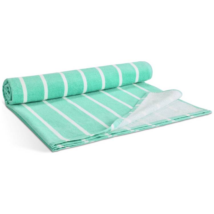 Habitat Aqua Stripe XL beach towel (British brand)