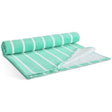 Habitat Aqua Stripe XL beach towel (British brand)