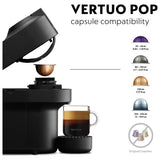 Nespresso Vertuo Pop coffee machine black - British product