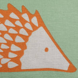 Habitat x Scion Spike hedgehog cushion green 30x50cm - British product