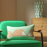 Habitat x Scion Spike hedgehog cushion green 30x50cm - British product