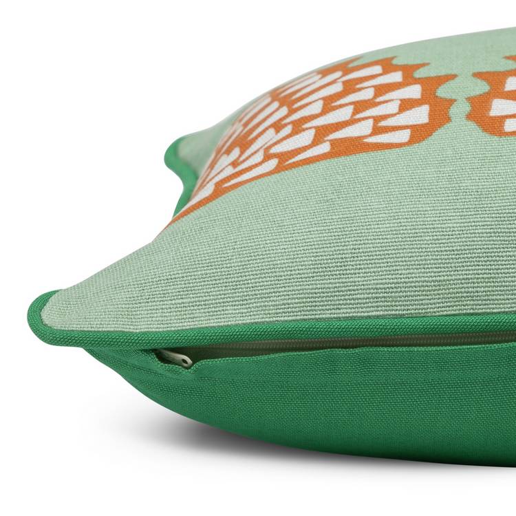 Habitat x Scion Spike hedgehog cushion green 30x50cm - British product