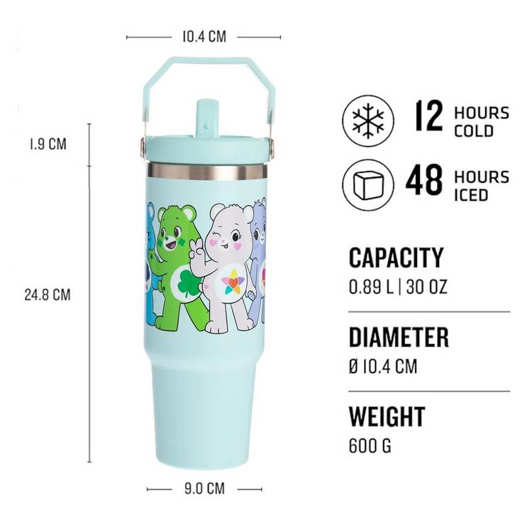 Hox Care Bears Bradley Green travel mug 880ml, imported from the UK