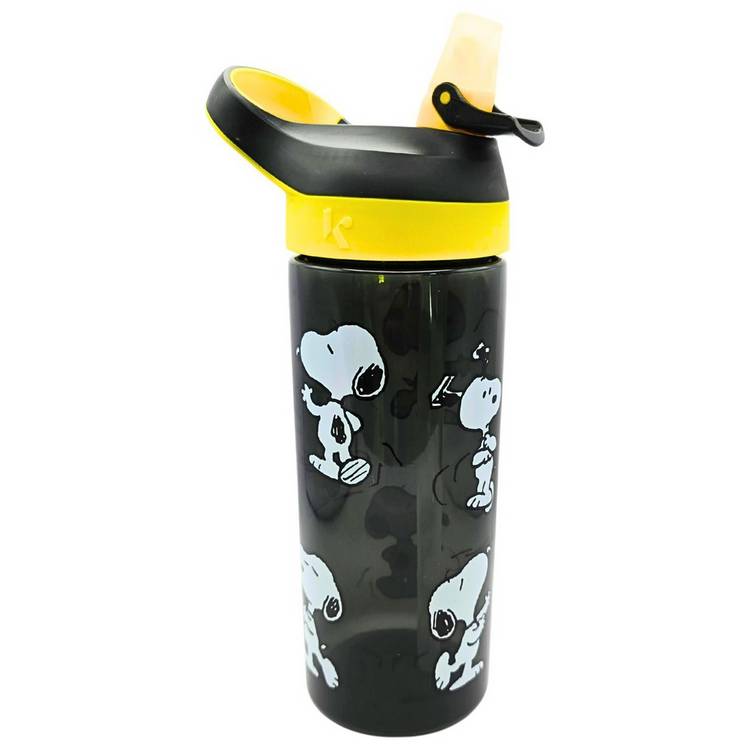 Hox Snoopy black sipper water bottle 600ml (British brand)