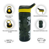Hox Snoopy black sipper water bottle 600ml (British brand)