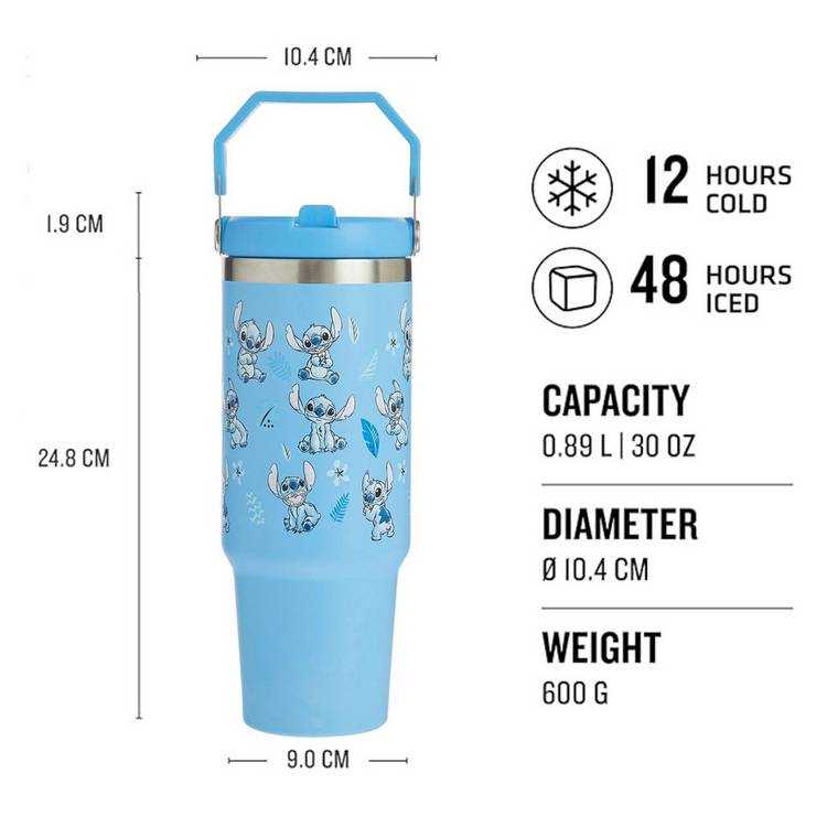 Hox Disney Stitch travel mug 880ml, imported from the UK