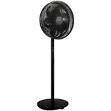 Bush black pedestal fan with remote control 16 inch, imported from the UK