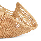 Habitat rattan wave tray natural 45cm, imported from the UK
