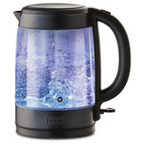 Russell Hobbs illuminated kettle matte black 1.7L, imported from the UK