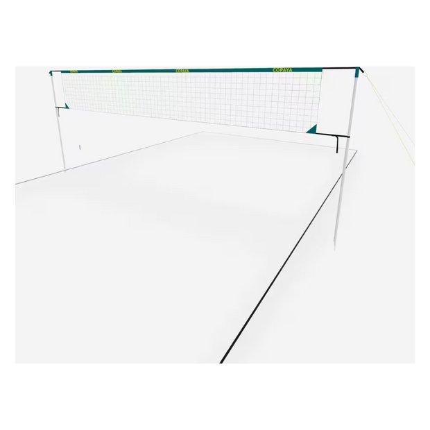 Decathlon 6m beach volleyball set with net and posts, UK version