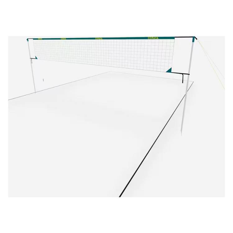 Decathlon 6m beach volleyball set with net and posts, UK version