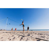 Decathlon 6m beach volleyball set with net and posts, UK version
