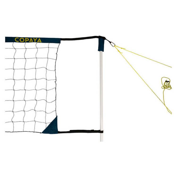 Decathlon 6m beach volleyball set with net and posts, UK version