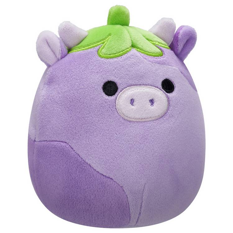 Squishmallows plush Frederick the Eggplant Cow 7.5 inch, UK version