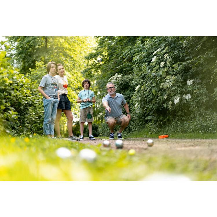 Decathlon coloured boules set 8-piece - British product